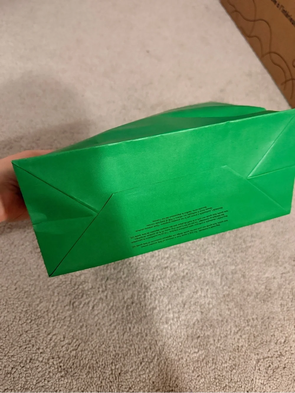 kate spade Green Gift Bag